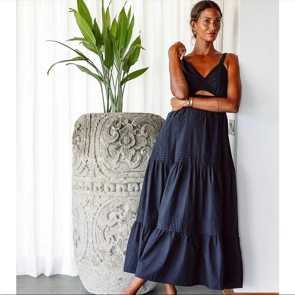 NWT Cleobella Nerissa Maxi Dress Black
